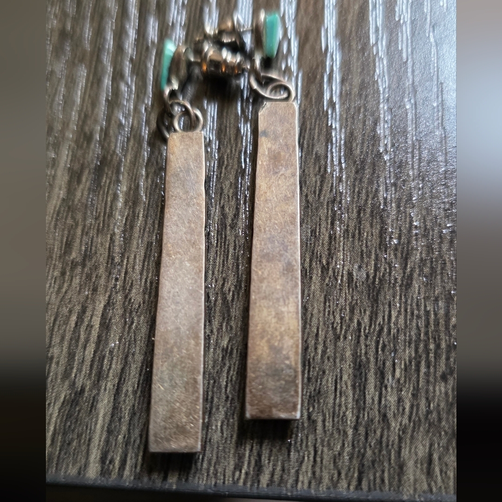 Elegant Multicolor Inlay Earrings - Picture 4 of 6